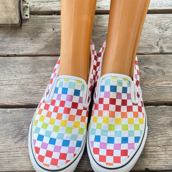 Vans Classic Slip-On Checkerboard Shoe - Picture 8 of 11